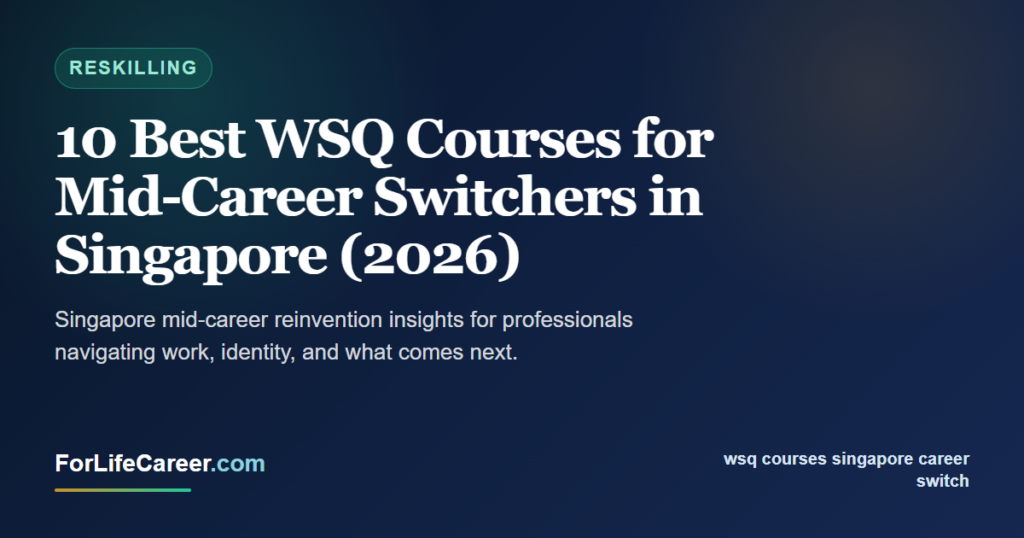 10 Best WSQ Courses for Mid-Career Switchers in Singapore (2026) - ForLifeCareer Singapore article