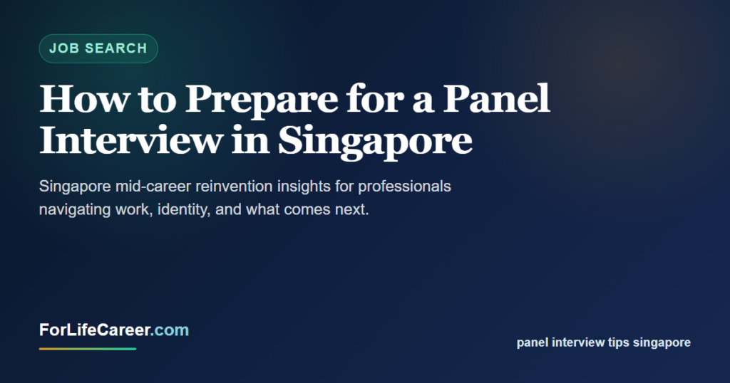 How to Prepare for a Panel Interview in Singapore - ForLifeCareer Singapore article