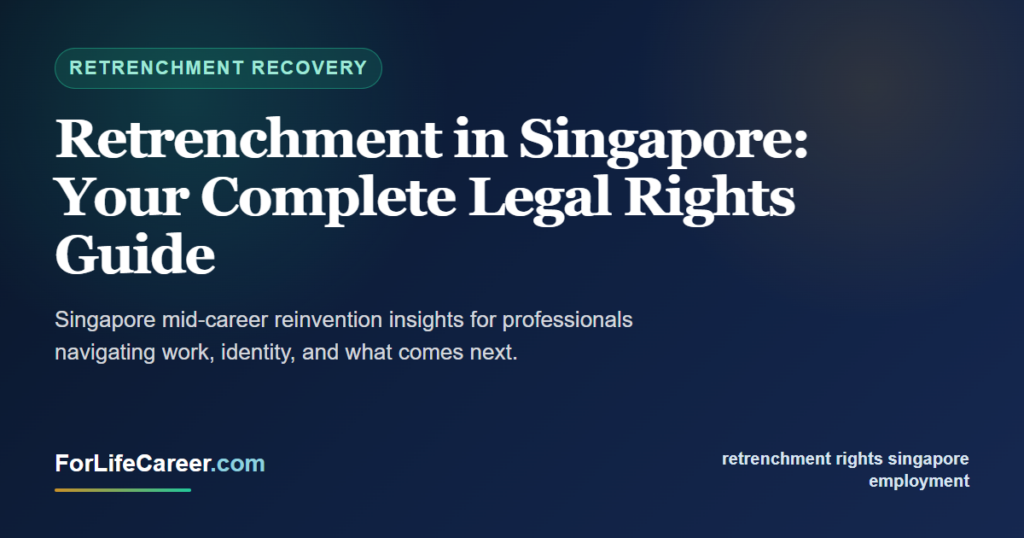 Retrenchment in Singapore: Your Complete Legal Rights Guide - ForLifeCareer Singapore article