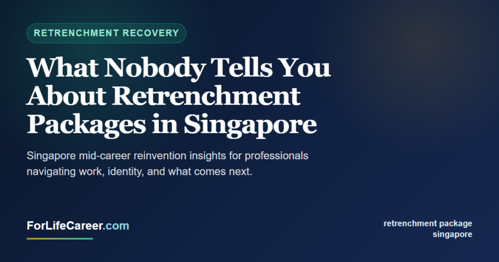 What Nobody Tells You About Retrenchment Packages in Singapore - ForLifeCareer Singapore article